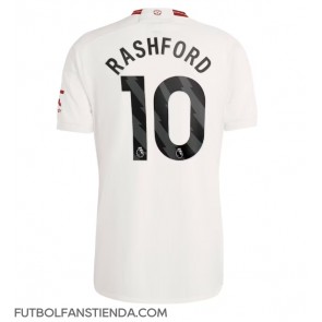 Manchester United Marcus Rashford #10 Tercera Equipación 2023-24 Manga Corta